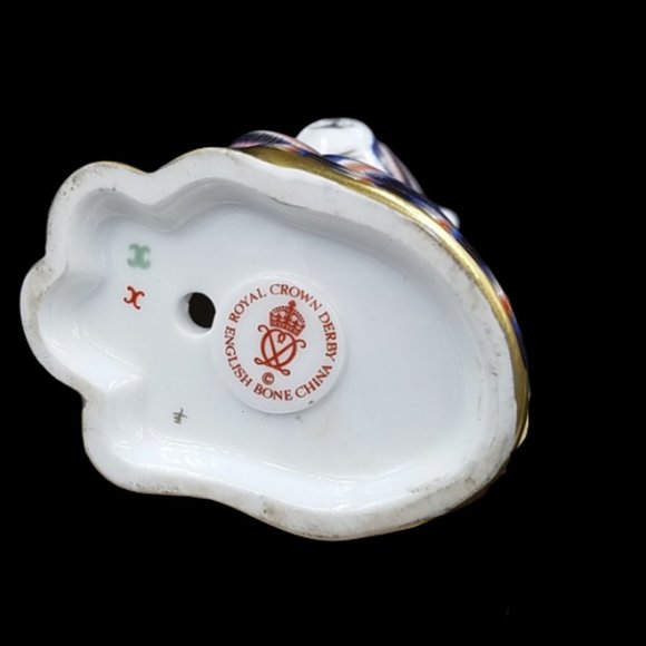 Vintage Royal Crown Derby Tom Tabby Imari Paperweight - Picture 5 of 6